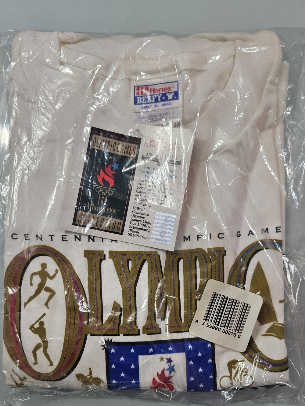 Vintage 1996 Atlanta Olympics Deadstock Tee